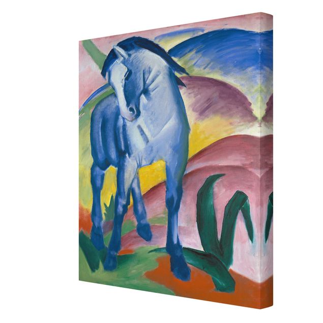Pug canvas Franz Marc - Blue Horse I