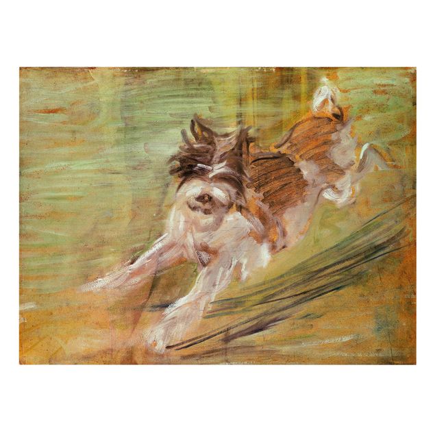Pug canvas Franz Marc - Jumping Dog