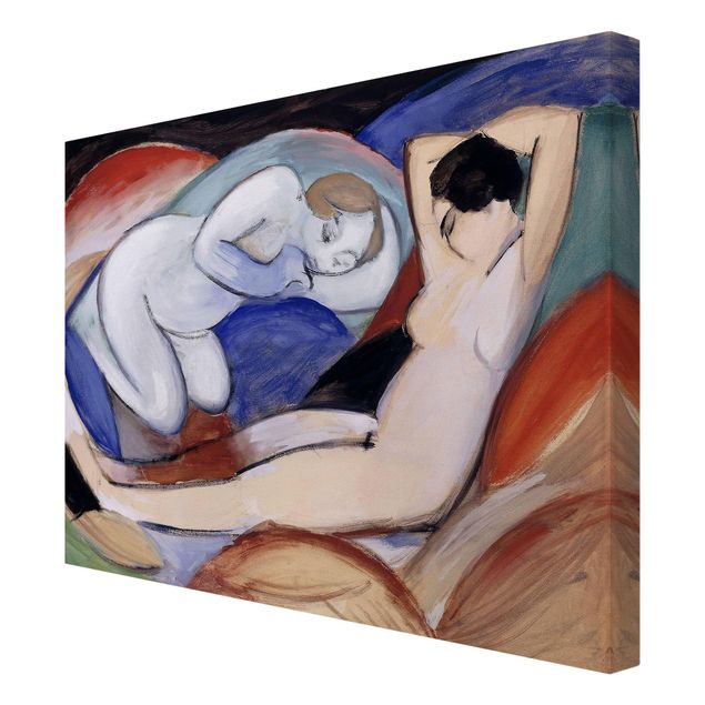 Prints modern Franz Marc - Two Acts