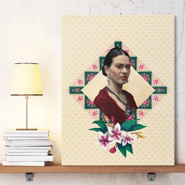 Kitchen Frida Kahlo - Flowers And Geometry