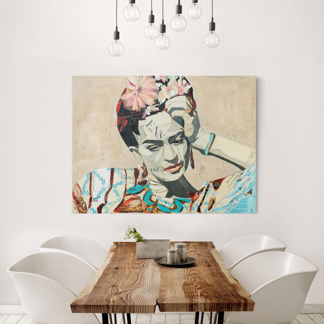 Canvas prints art print Frida Kahlo - Collage No.1