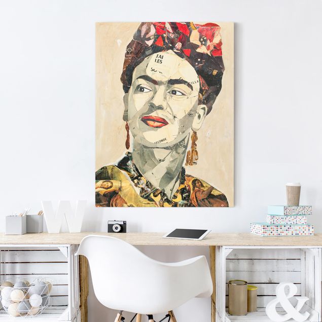 Canvas art Frida Kahlo - Collage No.2