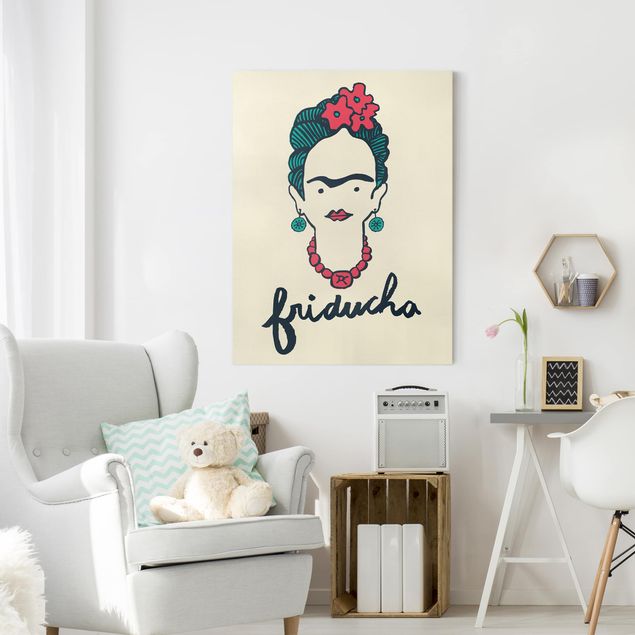 Canvas prints art print Frida Kahlo - Friducha