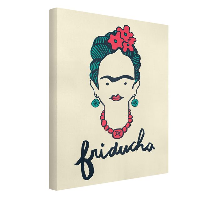 Quote wall art Frida Kahlo - Friducha