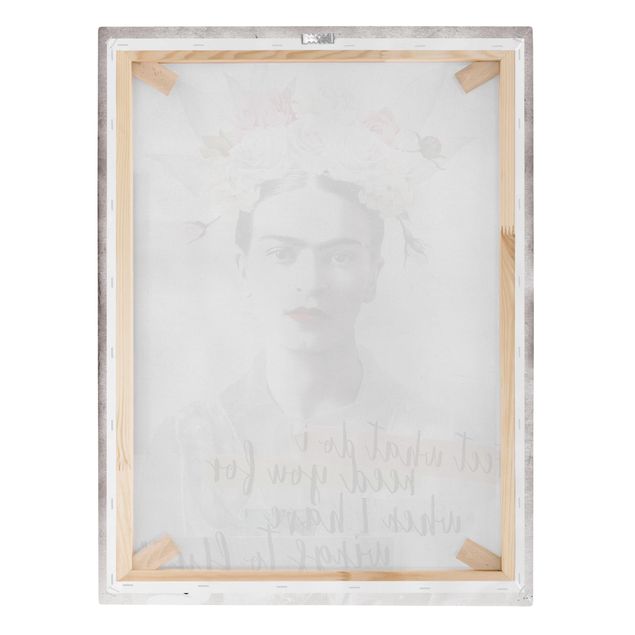 Canvas wall art Frida Kahlo - Quote