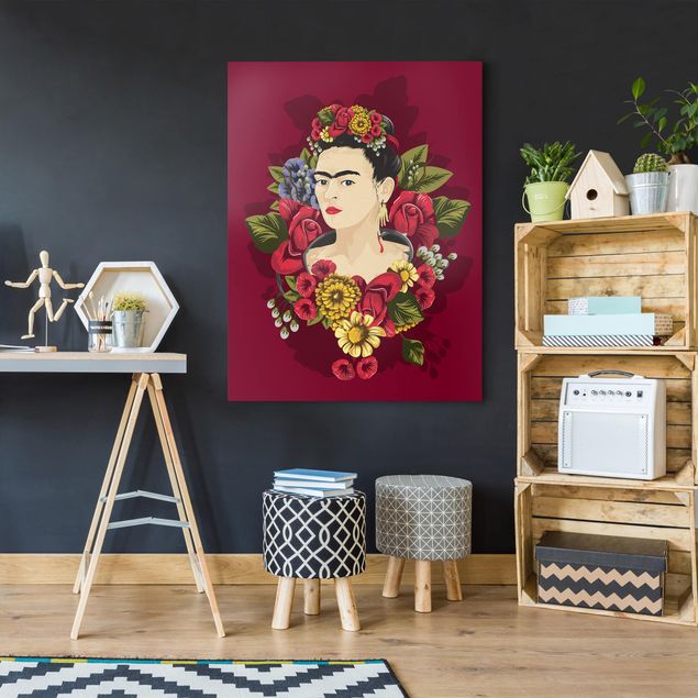 Art posters Frida Kahlo - Roses