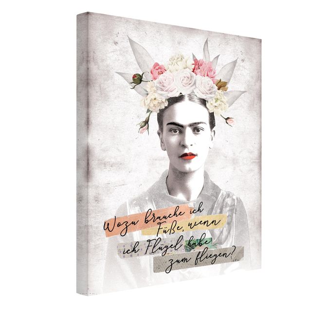 Quote wall art Frida Kahlo - A quote