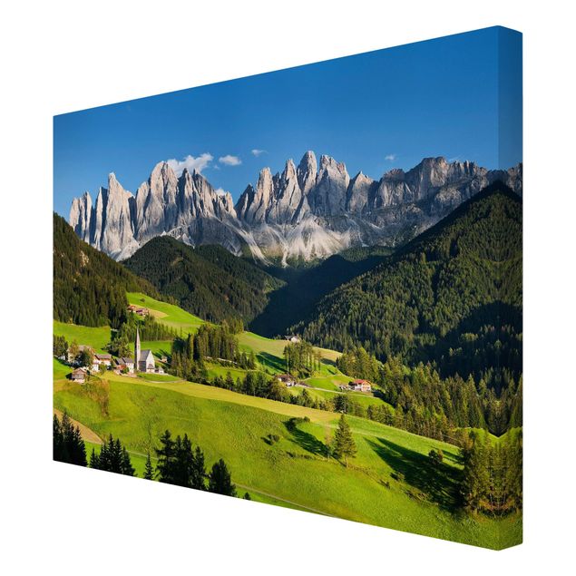 Contemporary art prints Odle In South Tyrol