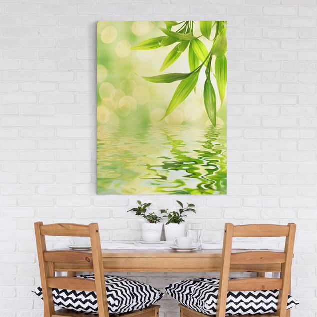 Prints floral Green Ambiance I