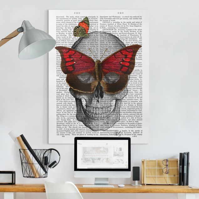 Kitchen Scary Reading - Butterfly Mask