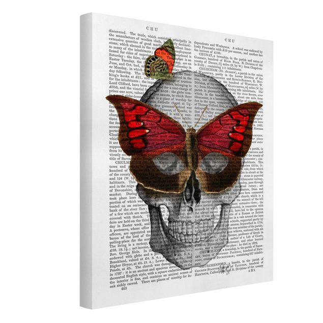 Prints animals Scary Reading - Butterfly Mask