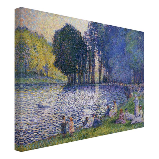 Art style Henri Edmond Cross - The Lake In The Bois De Boulogne