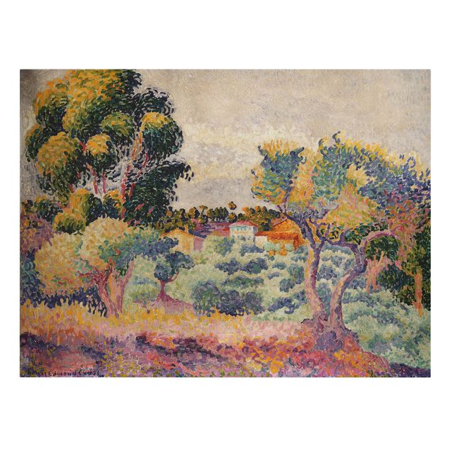 Art posters Henri Edmond Cross - Eucalyptus And Olive Grove