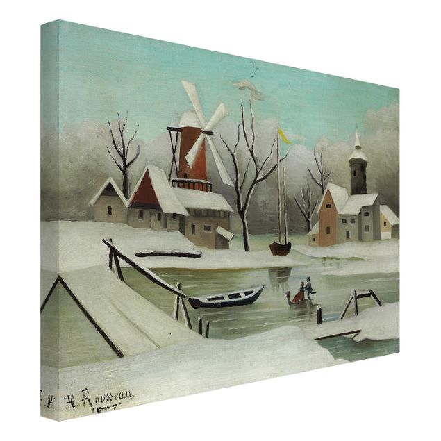 Canvas art Henri Rousseau - Winter
