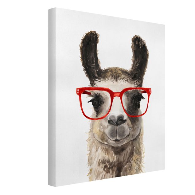 Prints modern Hip Lama With Glasses II