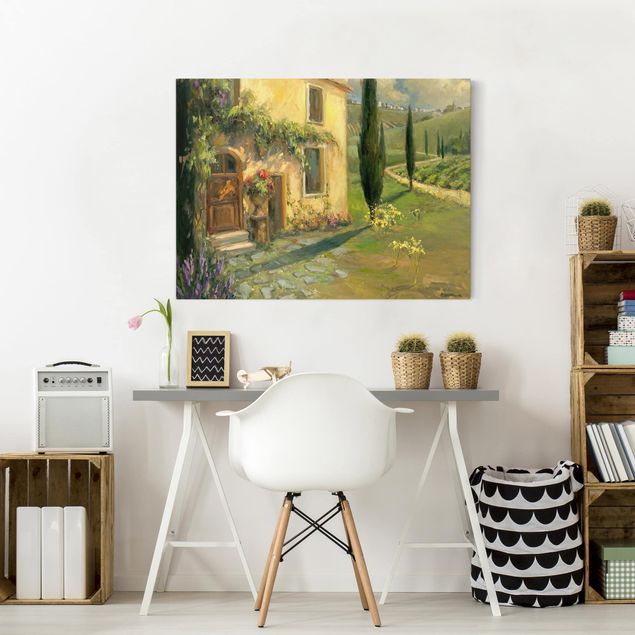 Canvas Italy Italian Countryside - Cypress