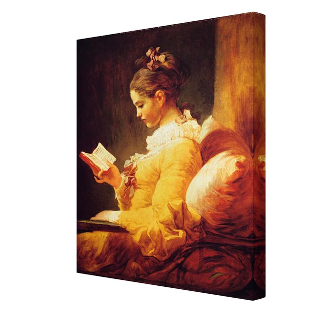 Modern art prints Jean Honoré Fragonard - Young Girl Reading