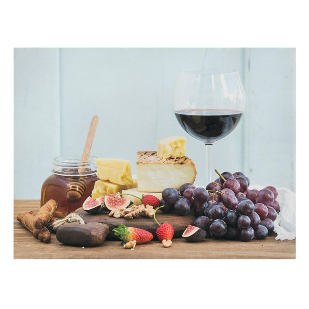 Fruit canvas Cheese And Wine