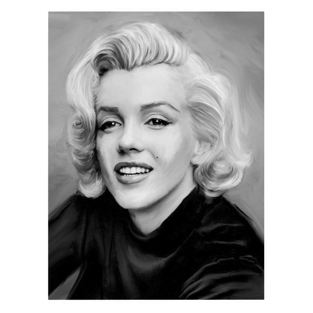 Black and white art Marilyn In Private