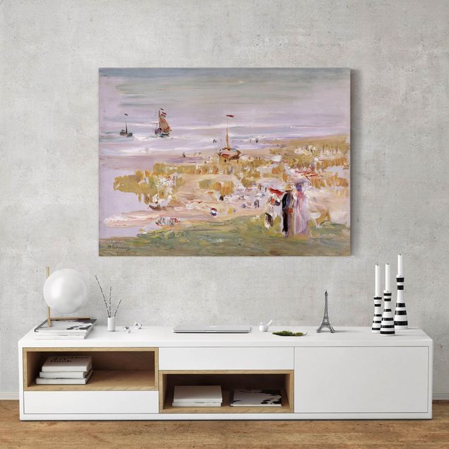 Abstract impressionism Max Liebermann - The Beach, Scheveningen