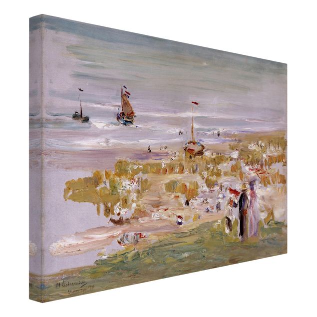 Landscape canvas prints Max Liebermann - The Beach, Scheveningen