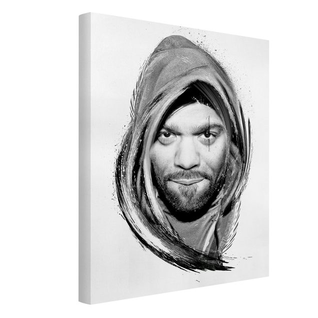 Framed portrait prints Method Man - Wu Tang Clan -Strassenkoeter - Viva Con Agua