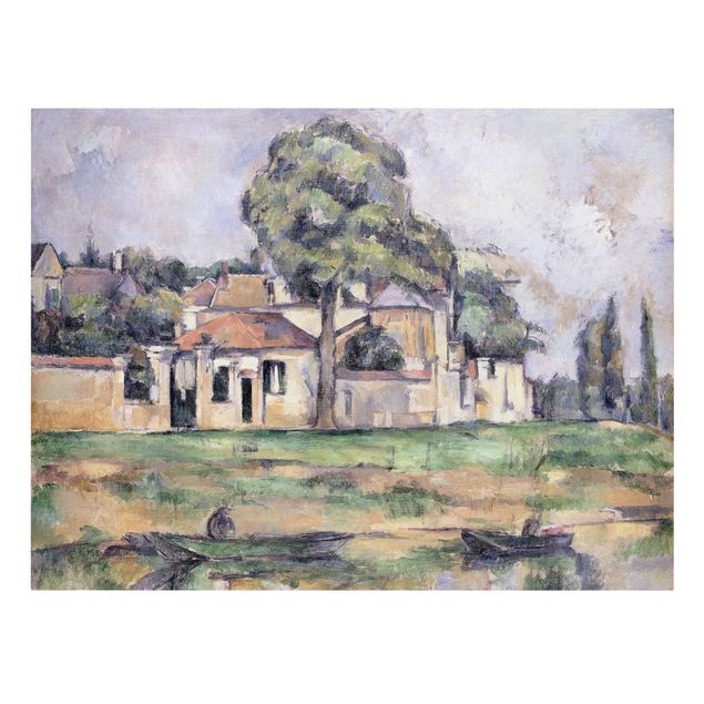 Canvas art Paul Cézanne - Banks Of The Marne