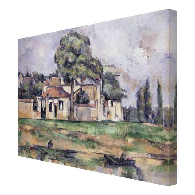 Canvas art prints Paul Cézanne - Banks Of The Marne