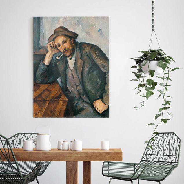 Post impressionism art Paul Cézanne - The Pipe Smoker