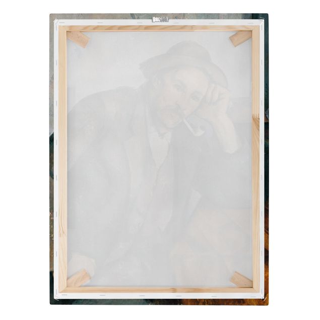 Canvas art prints Paul Cézanne - The Pipe Smoker