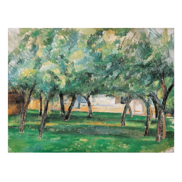 Prints landscape Paul Cézanne - Farm In Normandy