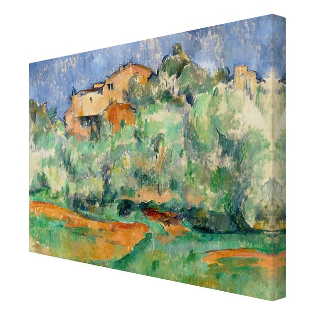 Canvas art Paul Cézanne - House And Dovecote At Bellevue