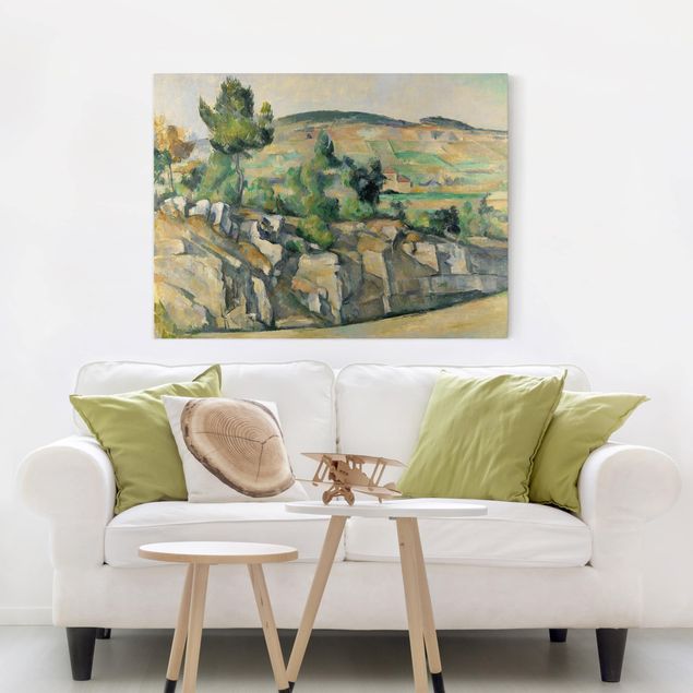 Post impressionism Paul Cézanne - Hillside In Provence