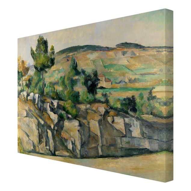 Mountain wall art Paul Cézanne - Hillside In Provence