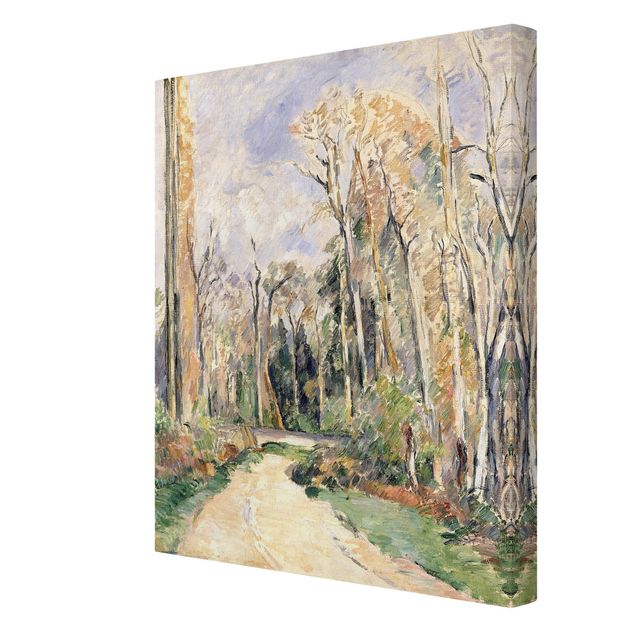 Tree print Paul Cézanne - Path at the Entrance to the Forest