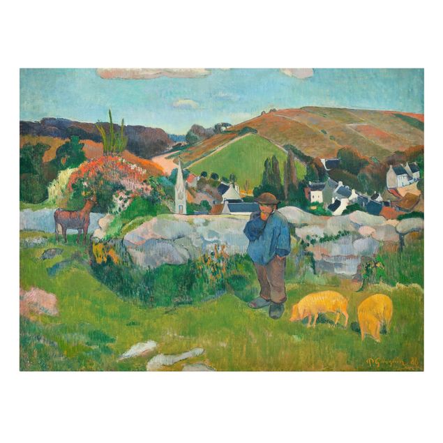 Art prints Paul Gauguin - The Swineherd