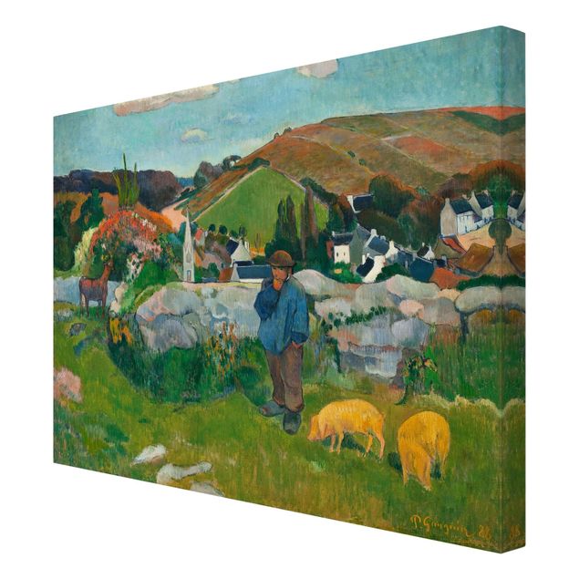 Canvas art Paul Gauguin - The Swineherd