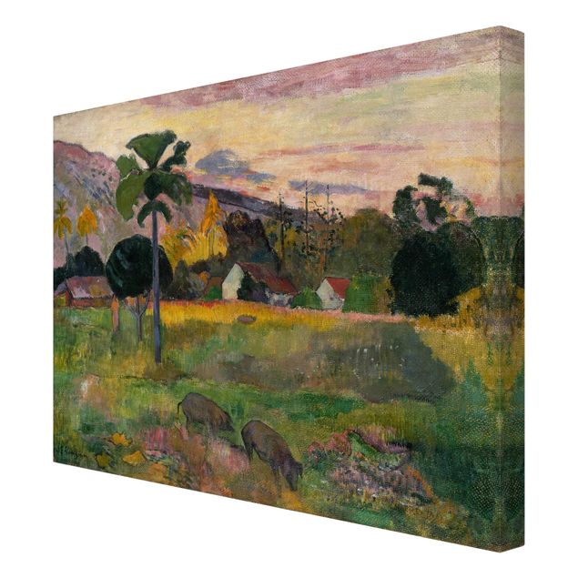 Canvas prints art print Paul Gauguin - Haere Mai (Come Here)