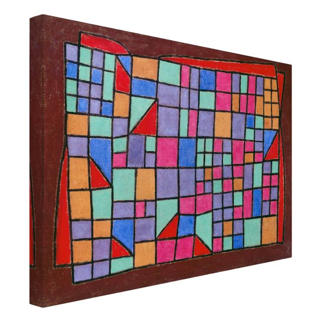 Canvas art prints Paul Klee - Glass Facade