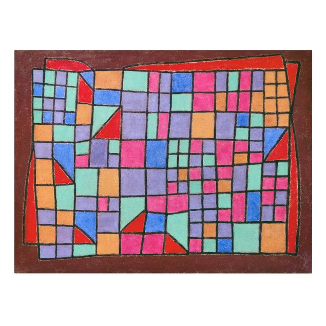 Abstract art prints Paul Klee - Glass Facade