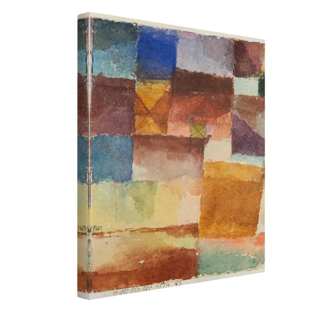Canvas art prints Paul Klee - In the Wasteland