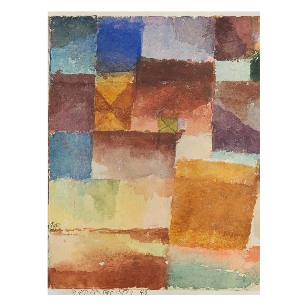 Abstract art prints Paul Klee - In the Wasteland