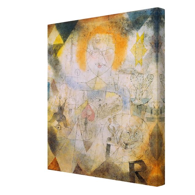 Canvas art prints Paul Klee - Irma Rossa