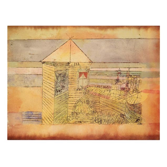 Abstract art prints Paul Klee - Wonderful Landing, Or '112!'
