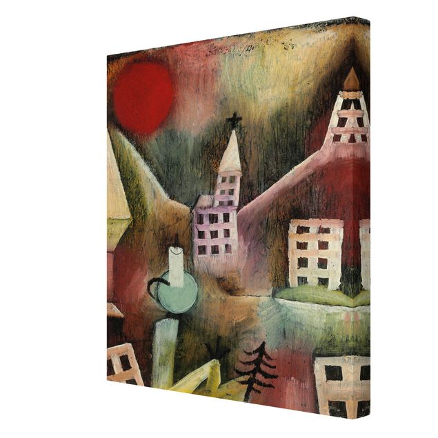 Paul Klee art Paul Klee - Destroyed Village