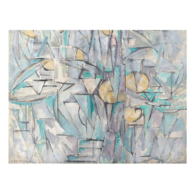 Canvas art prints Piet Mondrian - Composition X