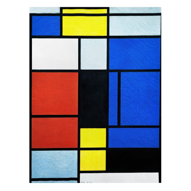 Canvas art prints Piet Mondrian - Tableau No. 1