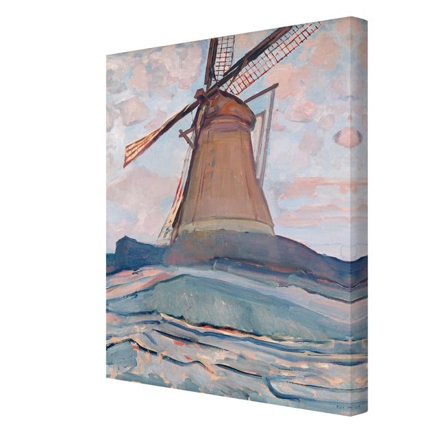 Canvas prints art print Piet Mondrian - Windmill