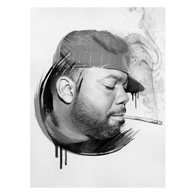Portrait canvas prints Raekwon - Wu Tang Clan - Strassenkoeter - Viva Con Agua