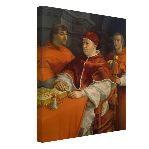 Pug canvas Raffael - Portrait of Pope Leo X